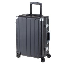 Alumaxx Reisetrolley aus Aluminium schwarz matt