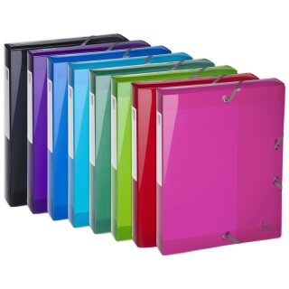 EXACOMPTA Sammelbox Iderama PP DIN A4 40 mm sortiert