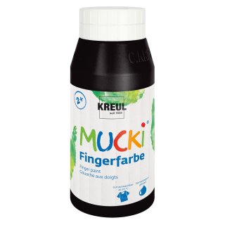 KREUL Fingerfarbe "MUCKI" schwarz 750 ml