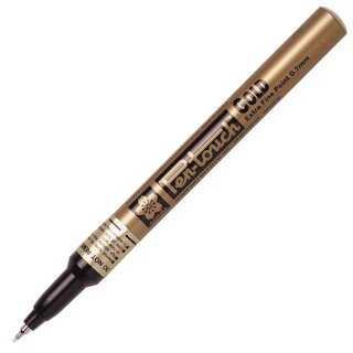 SAKURA Permanent-Marker Pen-Touch Extra Fein gold