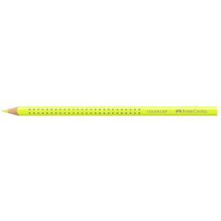 FABER-CASTELL Dreikant-Buntstift Colour GRIP neongelb