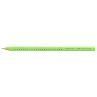 FABER-CASTELL Dreikant-Buntstift Colour GRIP neongrün