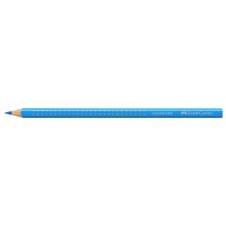 FABER-CASTELL Dreikant-Buntstift Colour GRIP neonblau