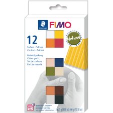 FIMO SOFT Modelliermasse-Set "Natural" 12er Set...