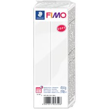 FIMO SOFT Modelliermasse ofenhärtend weiß 454 g