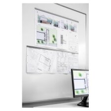 DURABLE Magnetrolle DURAFIX ROLL selbstklebend silber