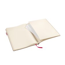transotype Notizbuch "senseBook RED RUBBER" Small kariert