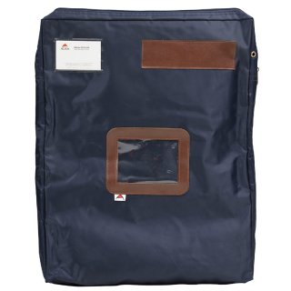 ALBA Banktasche "POCSOUGM B" mit Dehnfalte aus Nylon blau