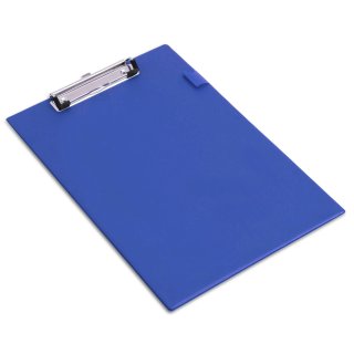 RAPESCO Klemmbrett Standard A4 PVC-Folienüberzug blau