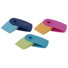 FABER-CASTELL Kunststoff-Radierer SLEEVE MINI sortiert