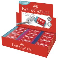 FABER-CASTELL Kunststoff-Radierer DUST-FREE im Display