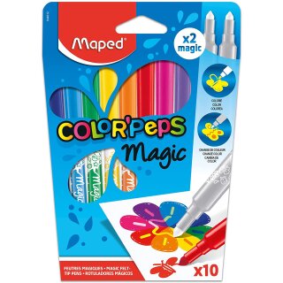 Maped Fasermaler COLORPEPS Magic 10er Kartonetui