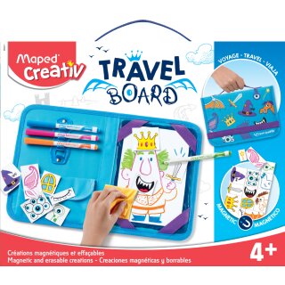 Maped Creativ Reisemalset TRAVEL BOARD 21-teilig