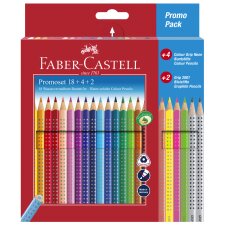 FABER-CASTELL Dreikant-Buntstifte Colour GRIP 24 Stifte...