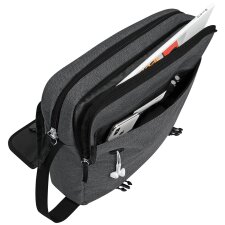WEDO Notebook-Umhängetasche Messenger Bag COLLEGE grau