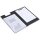 RAPESCO Klemmbrett-Mappe DIN A4 PVC-Folie genarbt schwarz