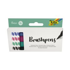 folia Pinselstift Brush Pens "Basic" 4er Set