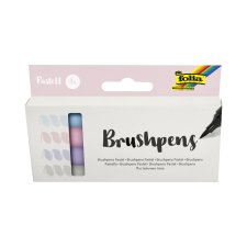 folia Pinselstift Brush Pens "Pastell" 4er Set