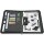 WEDO Ringbuchmappe COLLEGE DIN A4 Polyester graumeliert (ohne Inhalt)