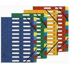 EXACOMPTA Ordnungsmappe Harmonika Karton 6 Fächer...