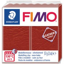 FIMO EFFECT LEATHER Modelliermasse rost 57 g