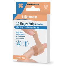 Lifemed Finger-Strips "Flexible" hautfarben 10...