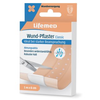 Lifemed Wund-Pflaster "Classic" hautfarben 1000 mm x 60 mm