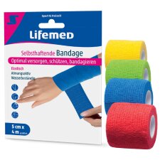 Lifemed selbsthaftende Bandage 50 mm x 4,0 m...