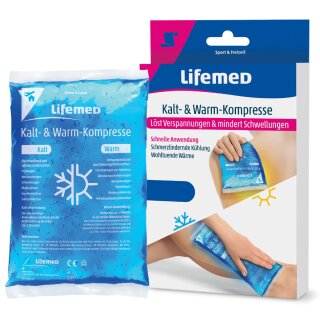 Lifemed Kalt-/Warm-Kompresse 290 x 120 mm blau