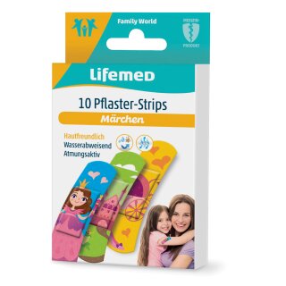 Lifemed Kinder-Pflaster-Strips "Märchen" 10 Stück