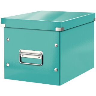 LEITZ Ablagebox Click & Store WOW Cube L eisblau