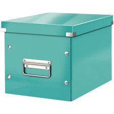 LEITZ Ablagebox Click & Store WOW Cube M eisblau