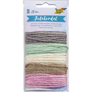 folia Jutekordel 5 x 4 m farbig sortiert