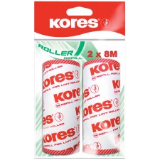 Kores Nachfüllung für Fussel-Roller 2 x 80...