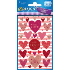 AVERY Zweckform ZDesign Sticker "LOVE" 26 Sticker