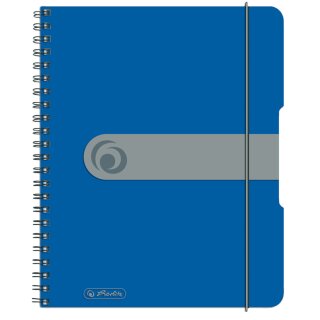 Herlitz Collegeblock easy orga to go A5 80 Blatt blau