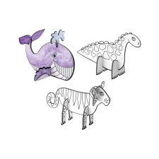 folia Steckfiguren "Tiere" aus Pappe 4 Stück