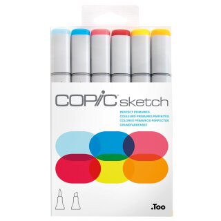 COPIC Marker sketch 6er Set "Perfect Primaries"