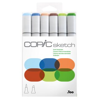 COPIC Marker sketch 6er Set "Earth Essentials"
