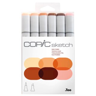 COPIC Marker sketch 6er Set "Portrait"