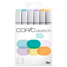 COPIC Marker sketch 6er Set "Pale Pastels"