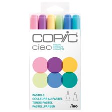 COPIC Marker ciao 6er Set "Pastels"