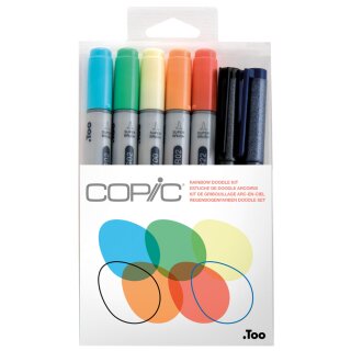 COPIC Marker ciao 7er Set "Doodle Kit Rainbow"