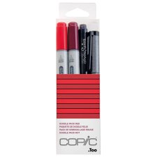 COPIC Marker ciao 4er Set "Doodle Pack Red"