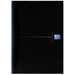 Oxford Notizbuch "Smart Black" gebunden DIN A5 liniert 7 mm 96 Blatt