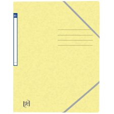 Oxford Eckspannermappe Top File+ DIN A4 pastell gelb