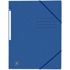 Oxford Eckspannermappe Top File+ DIN A4 blau