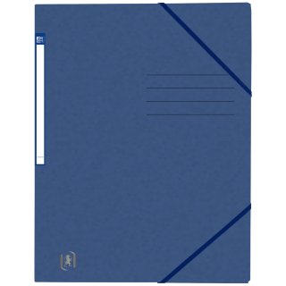 Oxford Eckspannermappe Top File+ DIN A4 dunkelblau