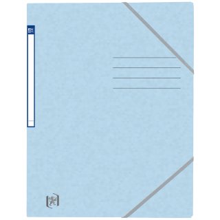 Oxford Eckspannermappe Top File+ DIN A4 pastell blau