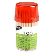 PAPSTAR Zahnstocher aus Holz rund Länge: 65 mm 190...